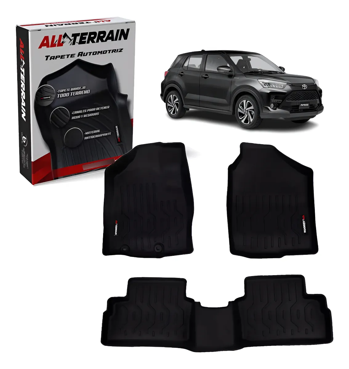 Juego De Tapetes All Terrain Para Toyota Raize 2021 2024 - Image 1