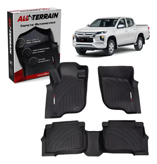 Juego De Tapetes All Terrain Para Mitsubishi L200 2016 2024