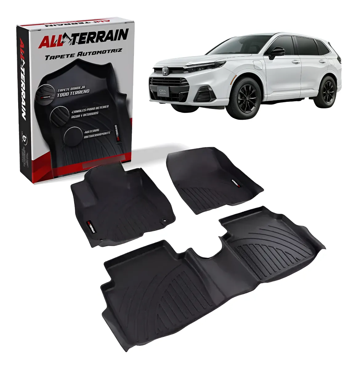 Juego De Tapetes All Terrain Para Honda Cr V  2017 2022 - Image 1