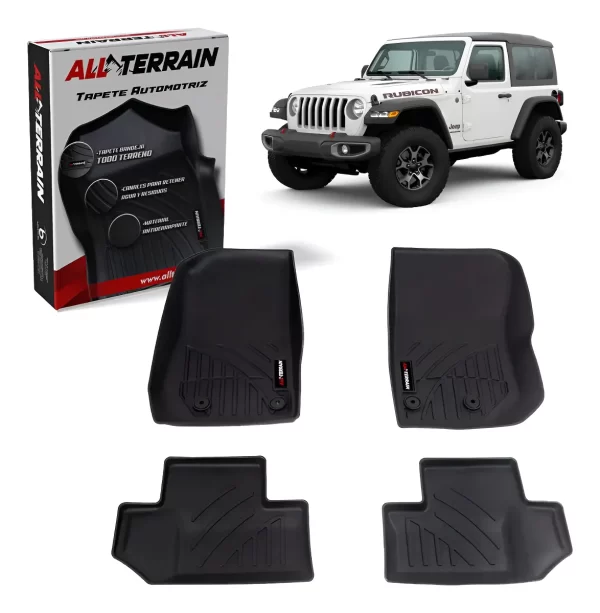 Juego De Tapetes All Terrain Para Jeep Wrangler Jk 2 Puertas