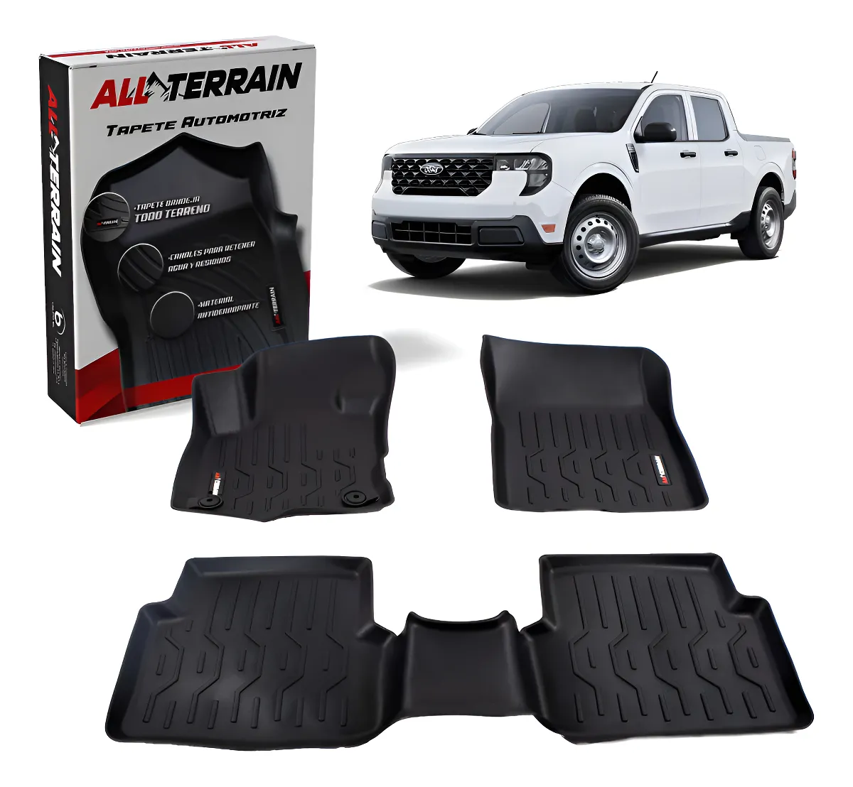 Juego De Tapetes All Terrain Para Ford Maverick 2024 Al 2025 - Image 1