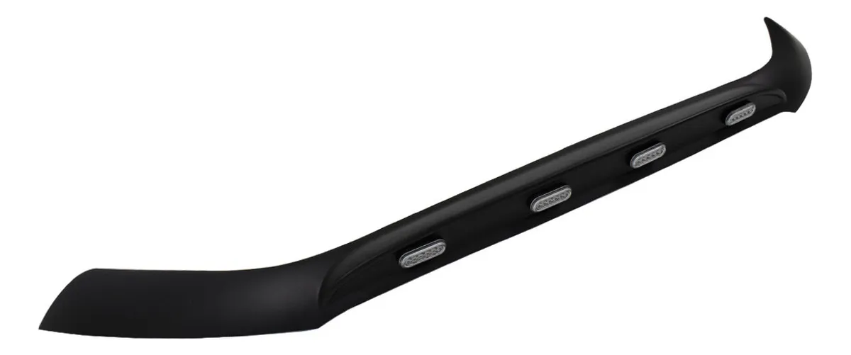 Deflector De Cofre Negr Con Led Para Ford Ranger 2016 - 2023 - Image 1