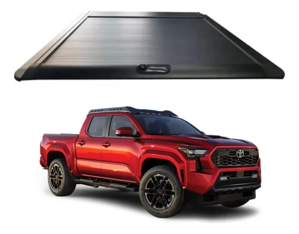 Tapa Cubre Batea Retractil Manual Tacoma 2016-2025 Doble Ca