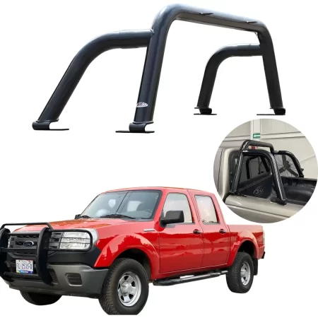 Roll Bar Sport Negro Compatible Con Ford Ranger 1998 - 2012