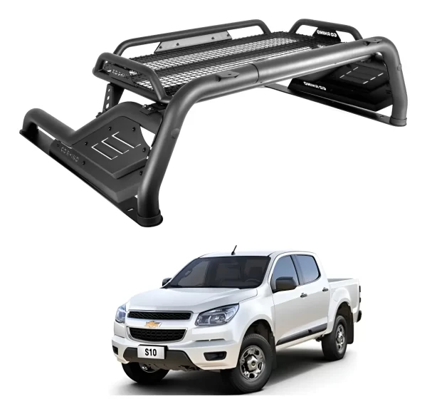 Roll Bar Cargo C/canastilla Chevrolet S10 2015- 17 Go Rhino
