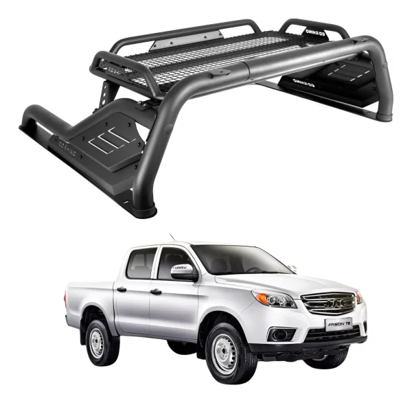 Roll Bar Cargo C/canastilla Jac Frison T6 2019/2023 Go Rhino