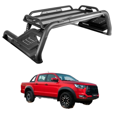 Roll Bar Cargo C/canastilla Jac Frison T8 2020 2023 Go Rhino