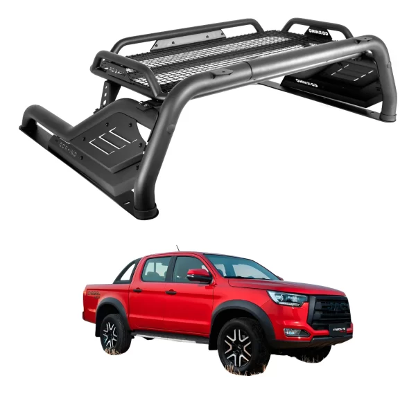 Roll Bar Cargo C/canastilla Jac Frison T8 2020 2023 Go Rhino