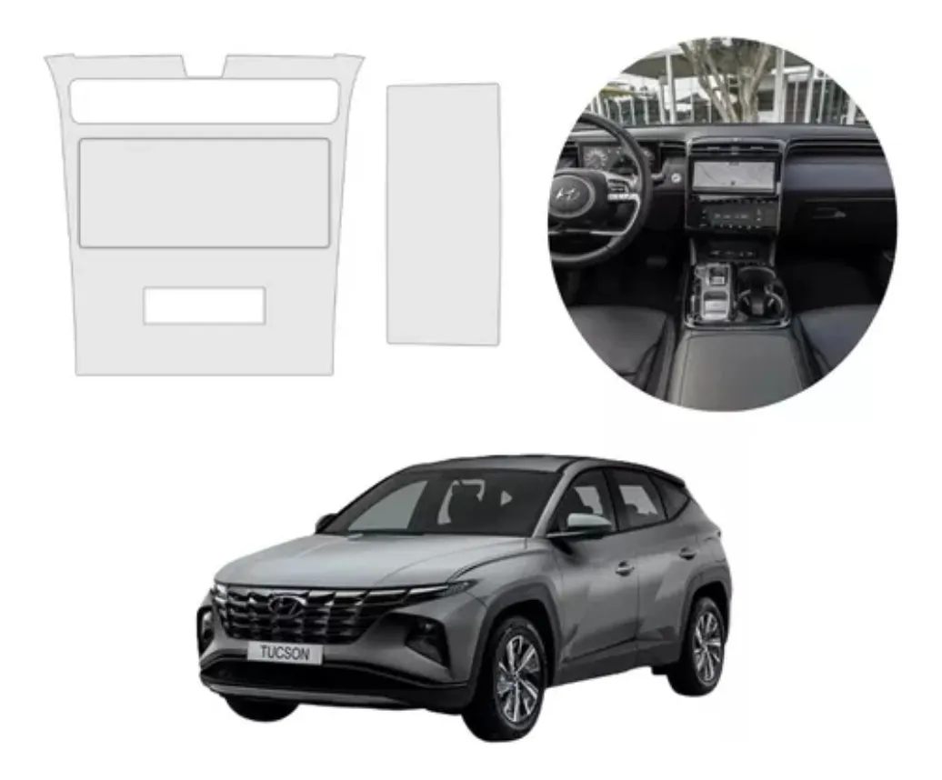 Protección Ppf Pantalla Y Panel De Control Para Tucson 2024 - Image 1