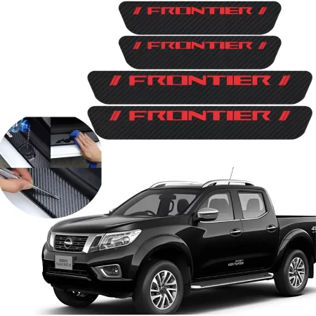Protección Estribos Fibra De Carbono 4puertas Nissanfrontier