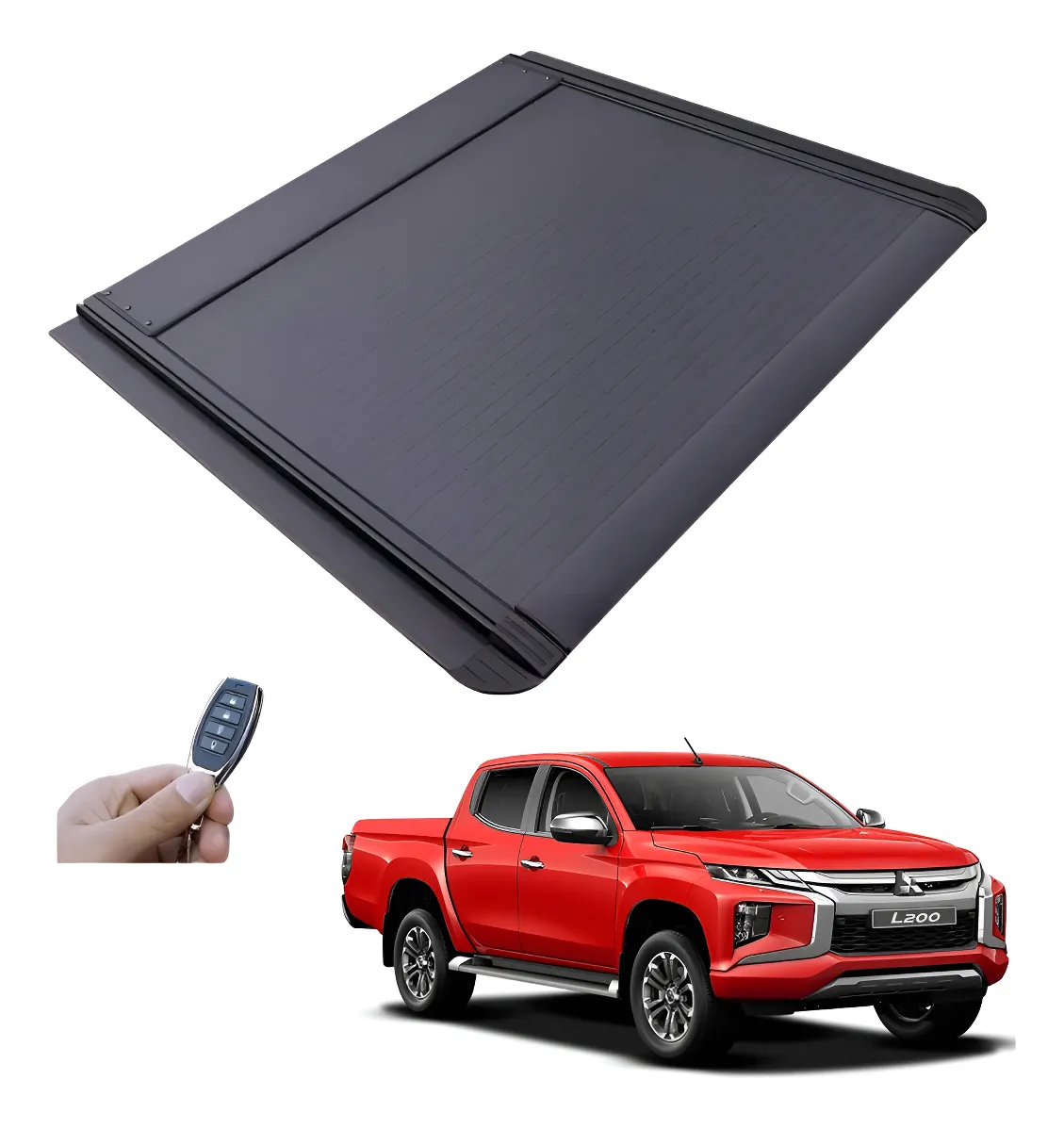 Tapa Cubre Batea Electrica Para Mitsu L200 2024-2025 Doble C - Image 1