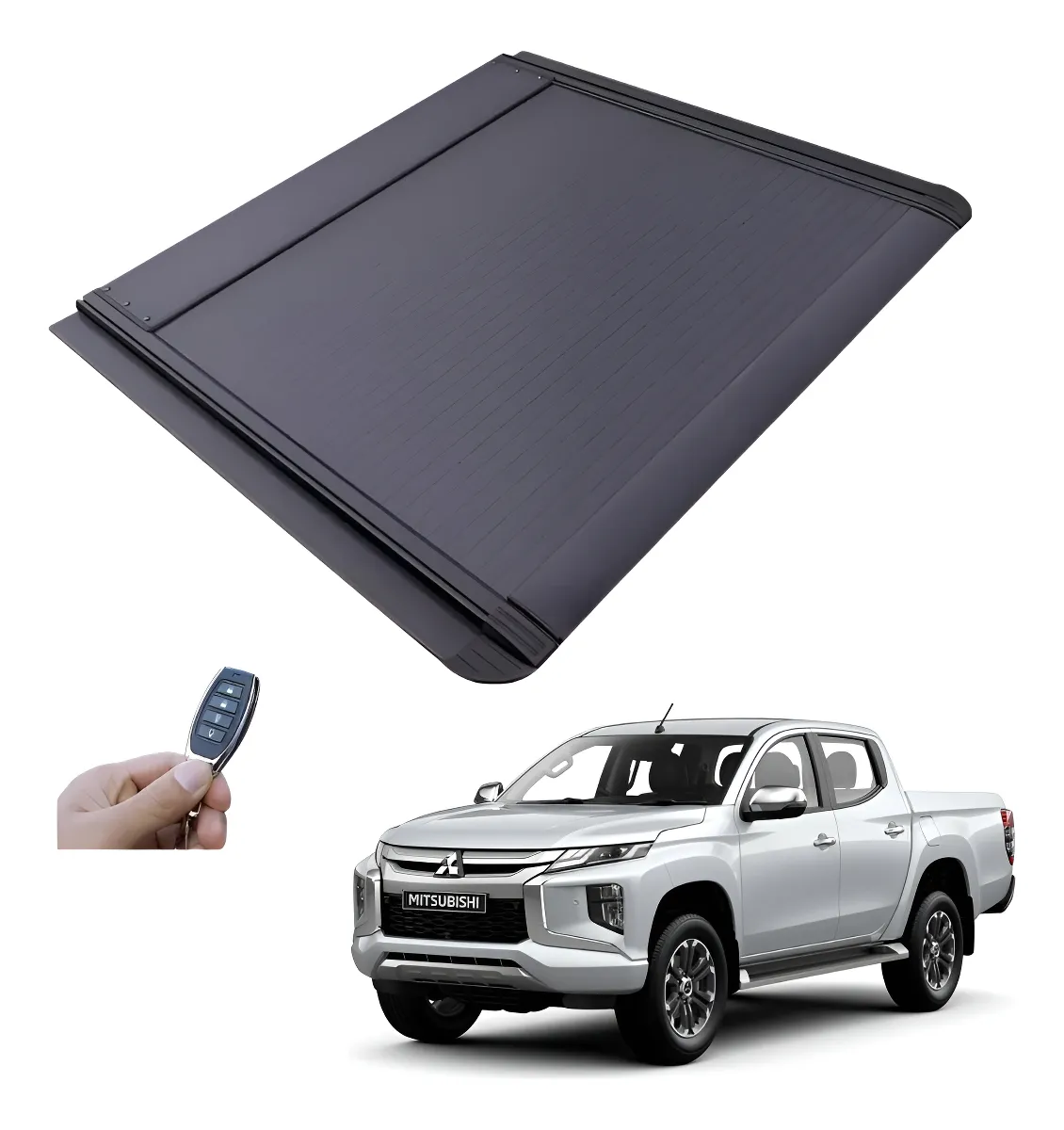 Tapa Cubre Batea Electrica Para Mitsu L200 2015-2023 Doble C - Image 1