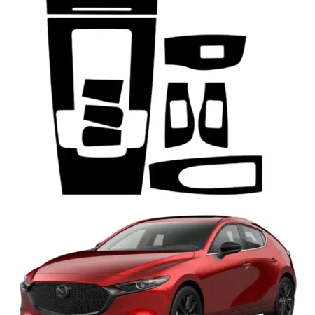 Protección Negro Piano 4 Puertas, Panel Mazda Manual 3 19-23