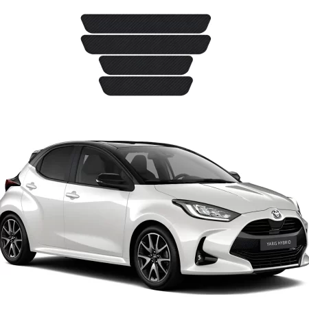 Protecciòn De Estribos Fibra De Carbono Toyota Yaris Diseño2