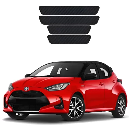 Protecciòn De Estribos Fibra De Carbono Toyota Yaris Diseño4