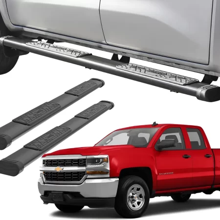 Estribos Bronx Chevrolet Silverado Doble Cabina 2014 - 2018