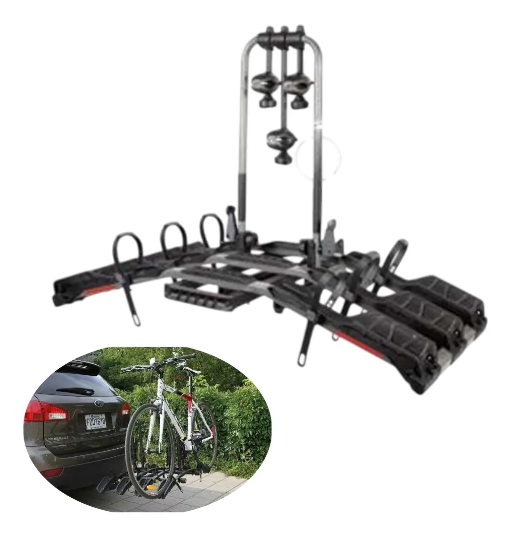 Portabicicletas De Tiron Para 3 Bicicletas Carga 60 Kg - Image 1