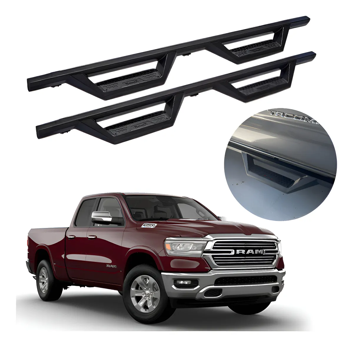 Estribos Bronx Doble Escalon Para Ram 1500 2019 - 2021 D/c - Image 1