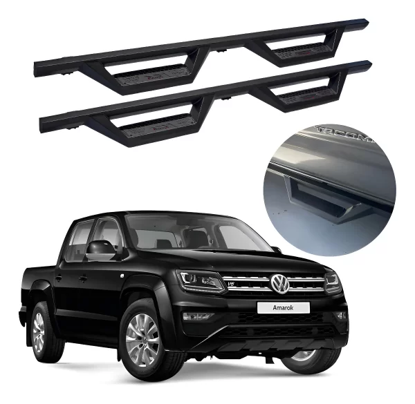 Estribos Bronx Doble Escalon Volkswagen Amarok 2010 - 2023