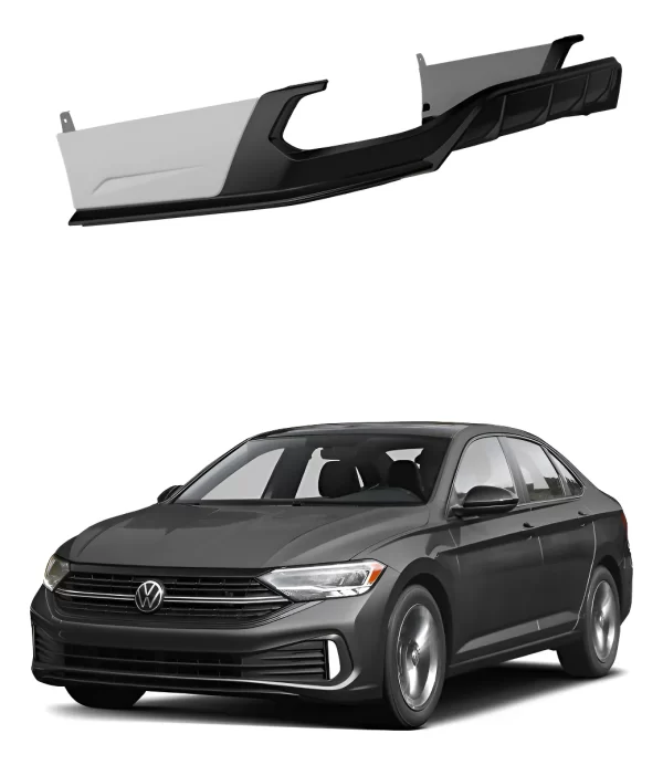 Spoiler Trasero Con Difusor Para Vw Jetta 2022 A 2025