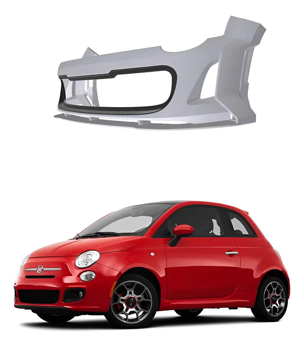 Spoiler Delantero Fiat 500 2012 - 2019 - Image 1
