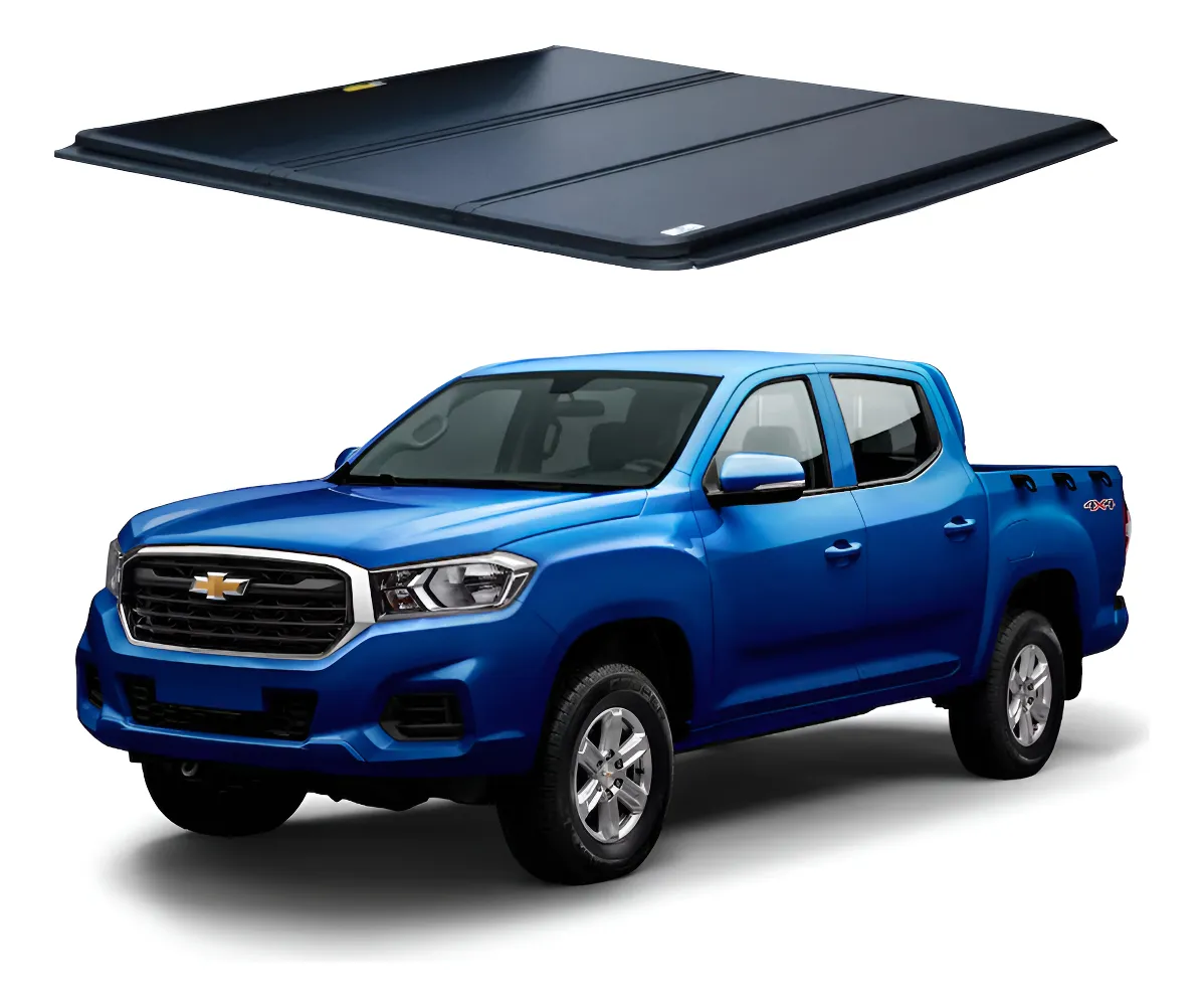Tapa Rigida Batea Trifold 3 Piezas Chevrolet S10 Max 2022-25 - Image 1