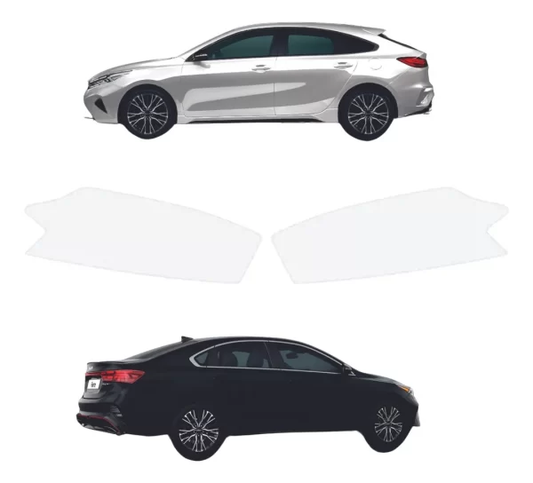 Sticker Protección Ppf Faros Compatible Con Kia Forte 2023