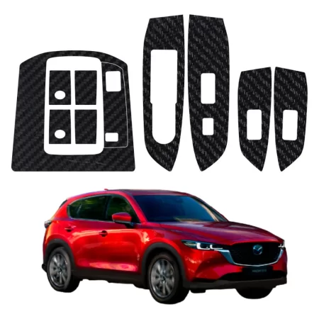 Proteccion Fibra De Carbono Panel Cen/puertas Mazda Cx5 2024