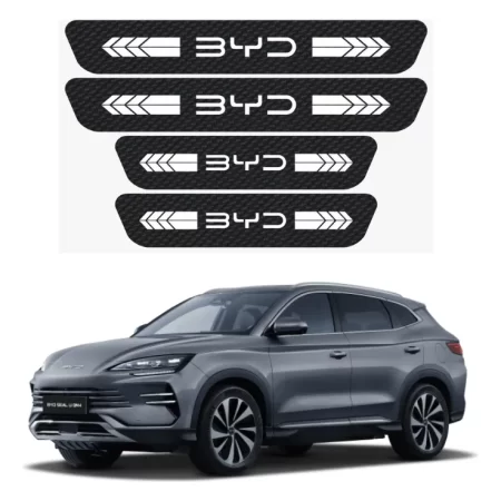 Sticker Protección De Estribos Puertas Byd Diseño 1