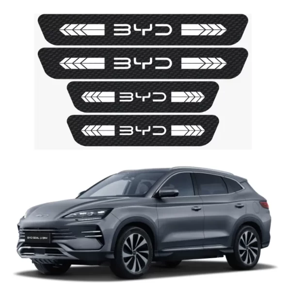 Sticker Protección De Estribos Puertas Byd Diseño 1