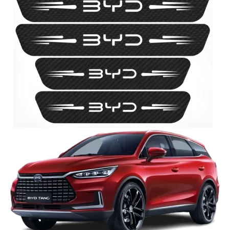 Sticker Protección De Estribos Puertas Byd Diseño 2