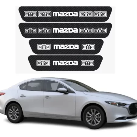 Sticker Protección De Estribos Puertas Mazda Diseño 2