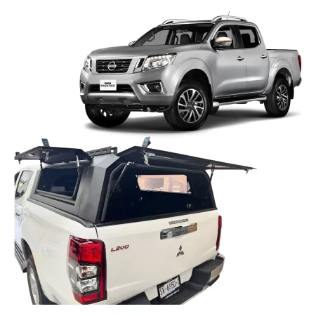 Caseta Camper De Aluminio Para Nissan Frontier 2015-2025