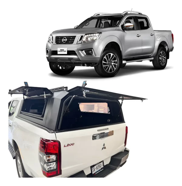 Caseta Camper De Aluminio Para Nissan Frontier 2015-2025