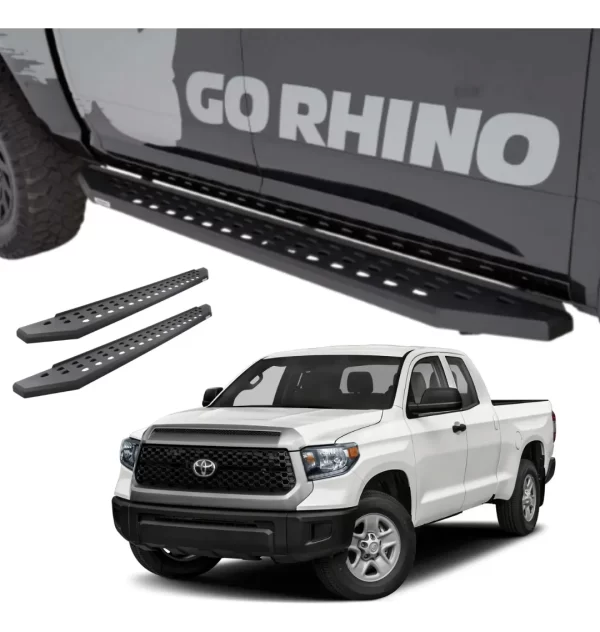 Estribos Rb20 Ngo Text Toyota Tundra 07-21 Doble Cabina