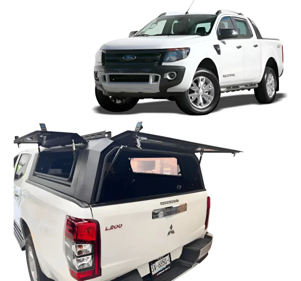 Canopy Camper De Acero Para Ford Ranger 2012-2022