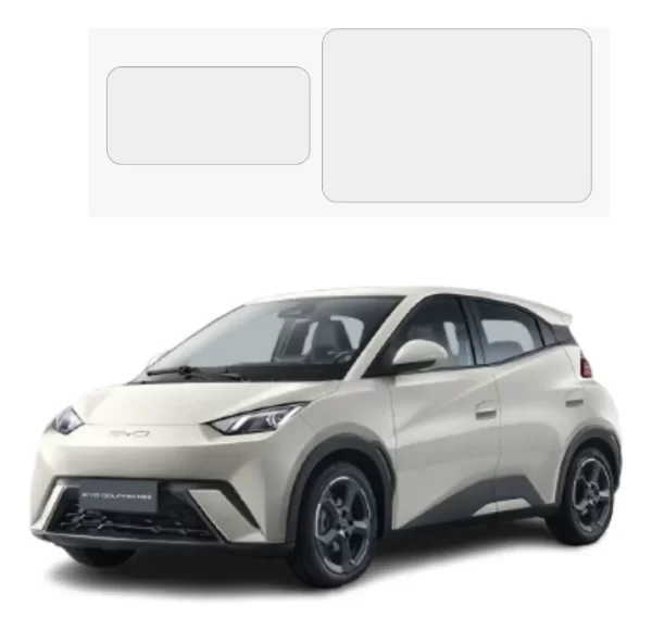 Protección Ppf Pantalla Y Clúster Para Byd Dolphin Mini 2025