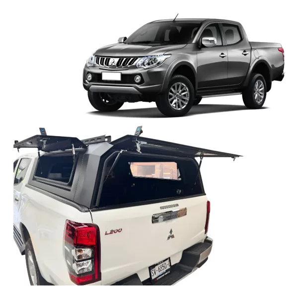 Canopy Camper De Acero Para Mitsubishi L200 2015-2024