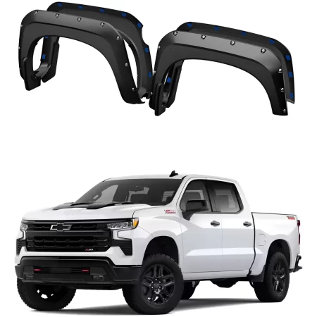 Juego De Cantoneras Caja Corta Chevrolet Silv 1500 2022-2025