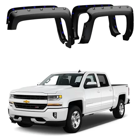 Juego De Cantoneras Caja Corta Chevrolet Silv 1500 2014-2018