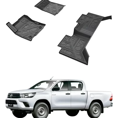Juego De Tapetes Delantero Y Trasero Toyota Hilux 2017-2023 - Image 1