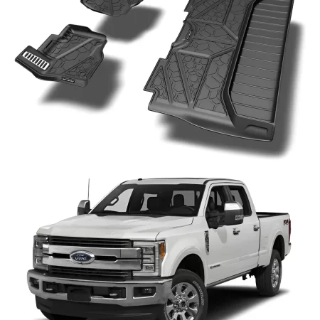 Juego De Tapetes Delantero Y Trasero Ford F-250 2017-2022