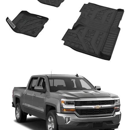 Juego Tapetes Delantero Y Trasero Chev Silv 1500 2014-2018
