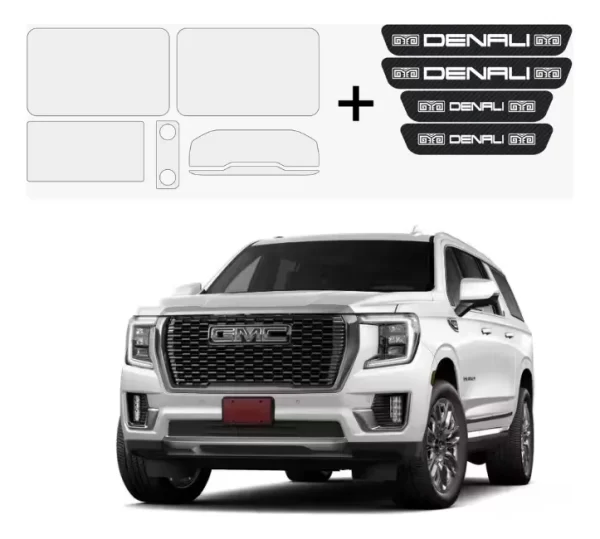 Kit Car Ppf Y Fibra De Carbono Para Yukon Denali 2023