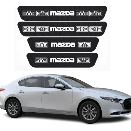 Sticker Protección De Estribos Puertas Mazda Diseño 2