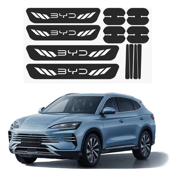 Kit Combo Proteccion Fibra De Carbono Para Byd - Image 1