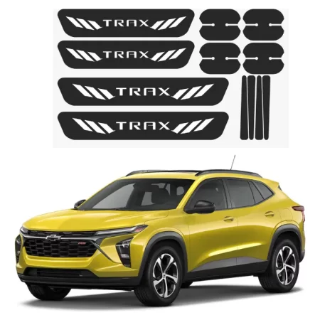 Kit Combo Proteccion Fibra De Carbono Para Trax