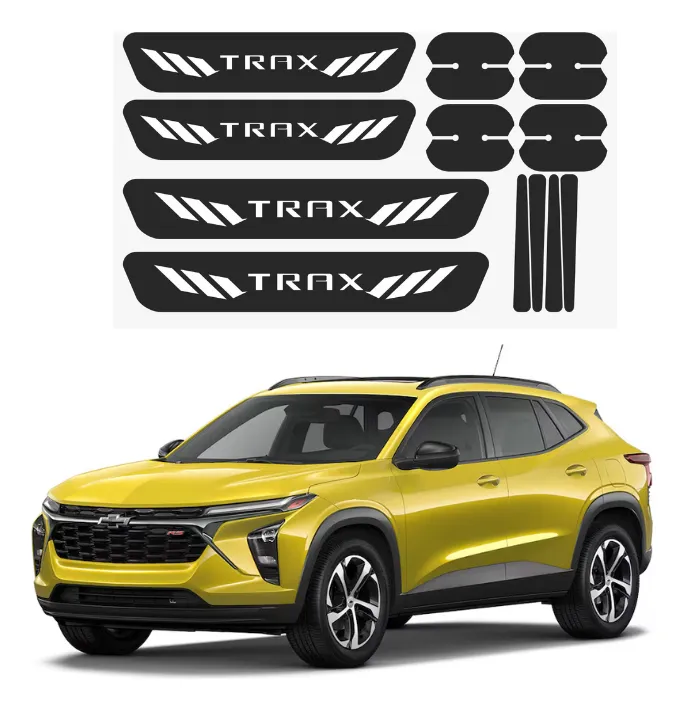 Kit Combo Proteccion Fibra De Carbono Para Trax - Image 1