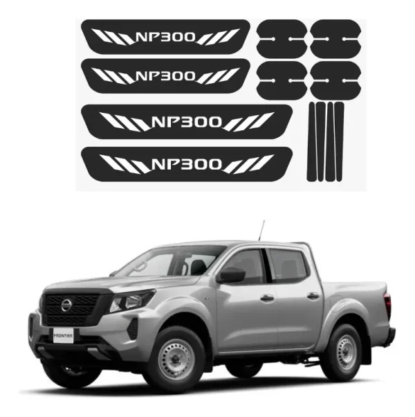 Kit Combo Proteccion Fibra De Carbono Para Np 300