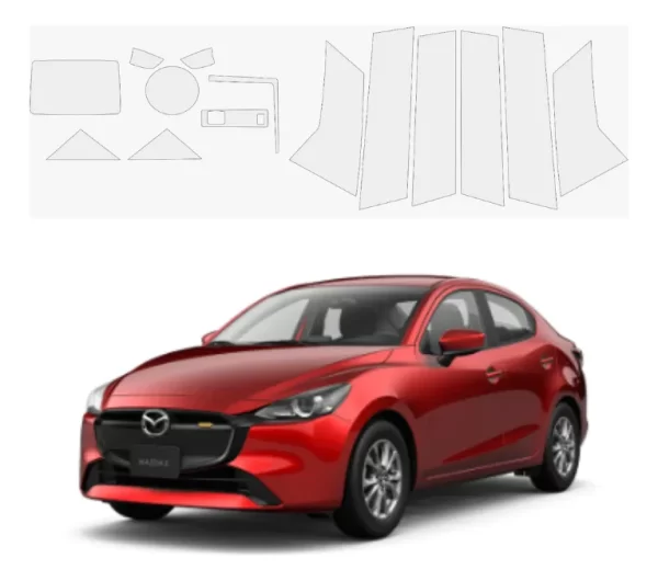 Ppf Pantalla Cluster Panel Y Postes Ext. Mazda 2 2024